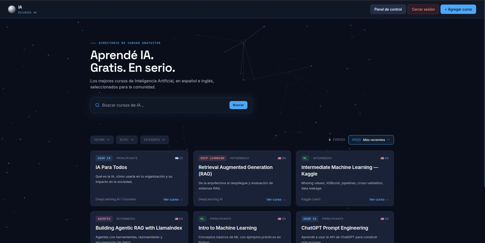 Recursos IA Argentina — screenshot 1 of 8